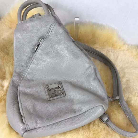 Valentina Bags Valentina Italia Pebbled Leather Slingbackpack Bag Poshmark